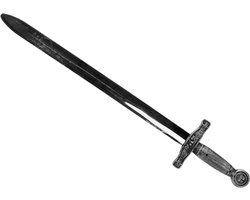 Speelgoed ridder verkleed zwaard zilver 63 cm - Middeleeuwse verkleedaccessoires