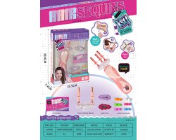 Speelgoedkapsalon voor meisjes doe het zelf automatische haarvlechtmachine en touwvlechter met accessoires haarstylingtools voor kinderen kerst en verjaardagscadeau beloning voor in de klas