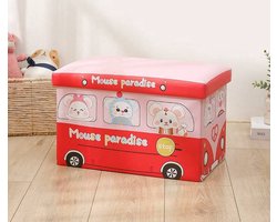 Speelgoedkist | Speelgoedbank | Opbergbank| Zitbank Met Opbergruimte Voor Kinderkamer | Speelgoedbak| | 30x50x30cm