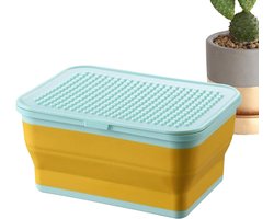 Speelgoedopberger - Opbergbox - Kinderspeelgoed Ordenen - Omkeerbaar Deksel - 215 cm - Geel