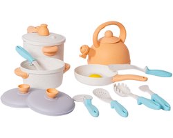 Speelgoedtopdeals - BIOplastic Keukenset - 12-delig – Educatief Speelgoed