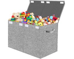Speelkist met Deksel - Opbergdoos voor Kinderen - 1 stuk - Oxford-stof - 62 x 33 x 40 cm
