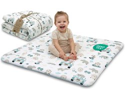 Speelkleed Kruipmat Baby Speelmat Vloerkleed - Opvouwbaar Wasbaar Zacht Schokdempend Dubbelzijdig Voor Kinderkamer Box Boxkleed Reiskleed Peuter Kinderen Oeko-Tex