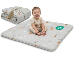 Speelkleed Kruipmat Baby Speelmat Vloerkleed - Opvouwbaar Wasbaar Zacht Schokdempend Dubbelzijdig Voor Kinderkamer Box Boxkleed Reiskleed Peuter Kinderen Oeko-Tex