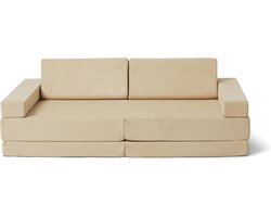 Speelsofa - Montessori Speelbank - Slaapbank - Kinderbank - Montessori Speelgoed - Stimuleert de Creativiteit en is Veilig - Kinderstoel - Kinderfauteuil - Play Couch