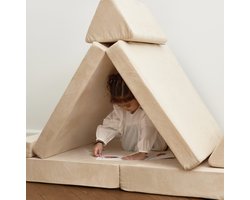 Speelsofa - Montessori Speelbank - Tijdelijke Aanbieding: Nu voor €79,99! - Slaapbank - Kinderbank - Montessori Speelgoed - Stimuleert de Creativiteit en is Veilig - Kinderstoel - Kinderfauteuil - Play Couch - Mini modulaire bank