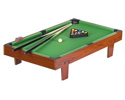 Speeltafel met Biljart, Tafelvoetbal en Tafeltennis voor Gezinnen