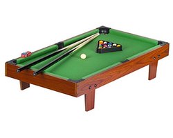 Speeltafel met Biljart, Tafelvoetbal en Tafeltennis voor Gezinnen