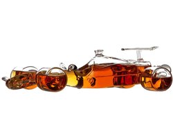 SPHProducts - Raceauto karaf - Vintage sportwagen ontwerp - Rood - Whisky karaf - 400ml - Ideaal voor wodka en tequila - Perfect voor elke gelegenheid