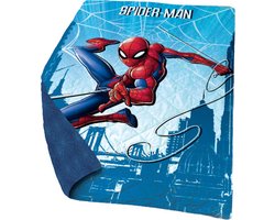 SpiderMan Beddensprei - Eenpersoons - 140 x 200 cm - Blauw
