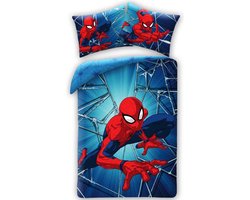Spiderman Dekbedovertrek 140 x 200 cm - 60x70cm