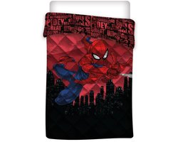 SpiderMan Sprei Great Power - Eenpersoons - 140 x 200 cm - Polyester
