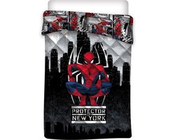 SpiderMan Sprei Protector of NY - Eenpersoons - 140 x 200 cm - Polyester