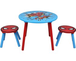 Spiderman - Tafel en 2 stoelen set voor kinderen