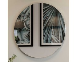 Spiegel Amika Ø60cm - Germania - Woonkamer - Transparant - Spiegel - Woonkamer -