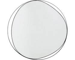 Spiegel Bonita zwart Ø80cm Kare Design