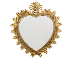 Spiegel hart goud 54x49cm Kare Design