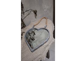 Spiegel hart landelijk met touw