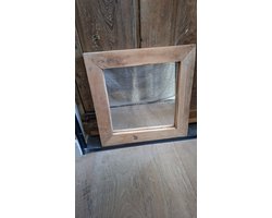 Spiegel landelijk hout 50x50