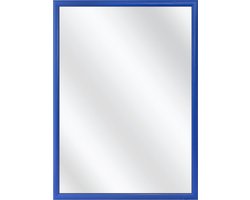 Spiegel met Kunststof Lijst - Blauw -  44 x 64 cm