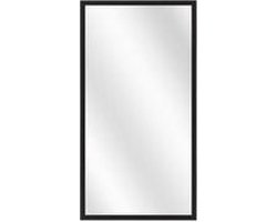Spiegel met Luxe Aluminium Lijst - Mat Zwart - 50x70 cm