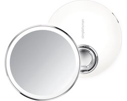 Spiegel met Sensor, Compact, 3x Vergroting, Wit - Simplehuman