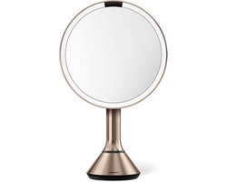 Spiegel met Sensor, Rond, 5x Vergroting, Rose Goud - Simplehuman