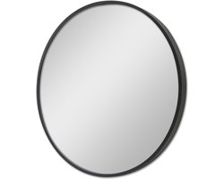 Spiegel Modugno hangend rond Ø50cm zwart