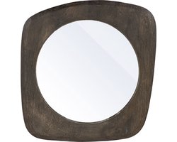 Spiegel moku - zwart- 63 x 58 x 1.75 cm
