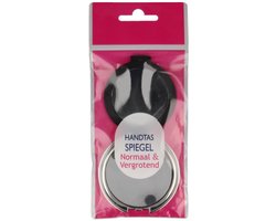 Spiegel normaal & vergrotend voor in je handtas