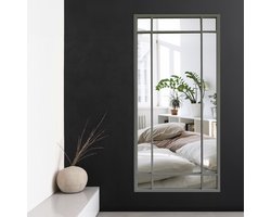 Spiegel Nova Taupe | Raamwerk spiegel in staal | 90x190 cm