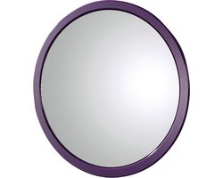 Spiegel – Paars MDF – Ronde voorgemonteerde spiegel – 38 cm diameter, 3 cm dik