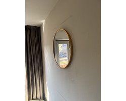 Spiegel Rond 80 cm Gouden Rand - Wandspiegel - Ronde Spiegel - 80 cm
