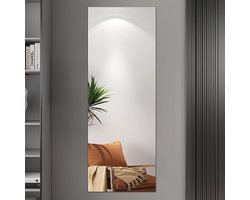 Spiegel Sticker Set - 122 x 40 cm - Plakspiegels - Zelfklevende - Wandspiegel - PET - Woonkamer Decoratie - Wandspiegel - Spiegel wand - Badkamer - Muurstickers - Flexibele spiegelplaten - Wanddecoratie