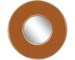 Spiegel Tess 40cm goud/terra