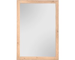 Spiegel - Trio Tiel - Wandspiegel - 48x68cm - MDF - Artisanaal Eiken