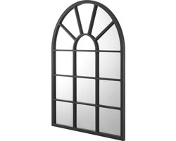 Spiegel Villalago hangend 80x60 cm zwart mat