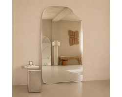 Spiegel zonder rand 180x100 cm – frameless passpiegel – grote staande spiegel – minimalistisch – wandspiegel