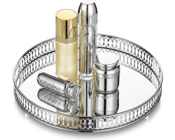 Spiegelbakje, parfumbakje, kaarsenbakje, decoratief bakje, tafel, versierd, wastafelbakje, metalen spiegelbakje, organisator, make-up, lade voor dressoir, badkamer, slaapkamer