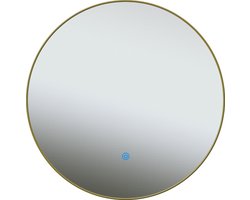 Spiegeldepot.nl - LUNA 100 CM ( GOUD ) Badkamerspiegel met verlichting