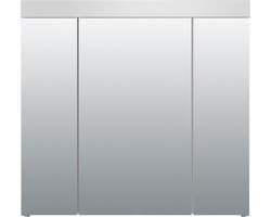 Spiegelkast badkamer - Trendteam Smart Living Devon - opbouwmaat 80 x 75 x 16 cm - wit - 210740501