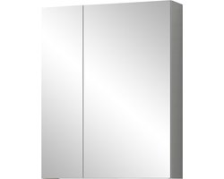 Spiegelkast badkamer - trendteam smart living - Riva - 60 x 75 x 16 cm - Wit - 211040301