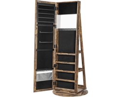 Spiegelkast - Sieradenkast - 3-in-1 - 360° draaibaar - opberger, met spiegel