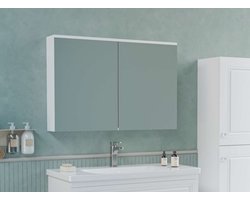SPIEGELKAST | WIT 75 CM