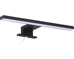 Spiegellamp Badkamer - 30x8.5x2.8 cm - LED Spiegelverlichting voor Spiegel of Spiegelkast - Zwart - Badkamerverlichting