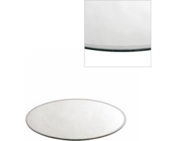 Spiegelplaat rond Ø 20cm afgeschuinde rand (1 pc)