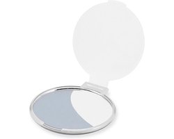 Spiegeltje - mini spiegel - zak spiegel - make up spiegeltje - klapspiegel – mat wit