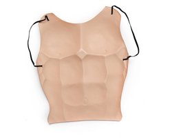 Spieren Borstplaat Halloween - 6-Stuks Nepspieren Set van Schuim - Inclusief Buikspieren voor Volwassen Kostuum - Komisch Feestaccessoire