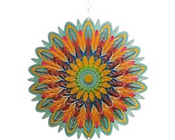 Spin Art windspinner Mandala New FLower - Ø 30cm - multi color