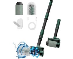 Spin Scrubber Badkamer Douche Cleaner - Draadloze Schoonmaak Borstel - Verstelbare Extension Handvat - Bad Tegel Vloer Keuken Reinigingsbenodigdheden.